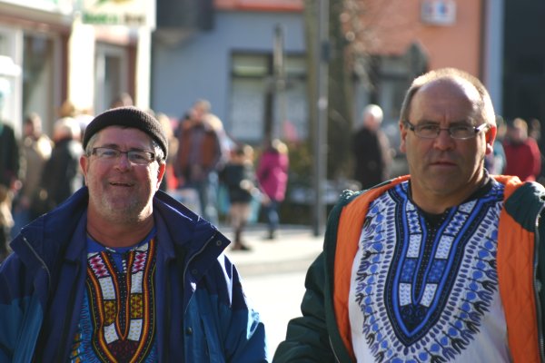 peruanische Hochlandindianer in traditioneller Tracht