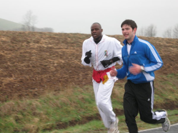 Derick auf dem Weg aufrts gen Seiwerath